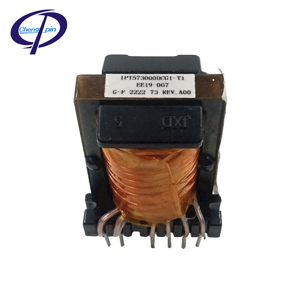 Customized EE19 EF16 Adjustable core Coils 220v 12v 18v 24v Copper Wire Power Transformer Step Up High Frequency Transformer