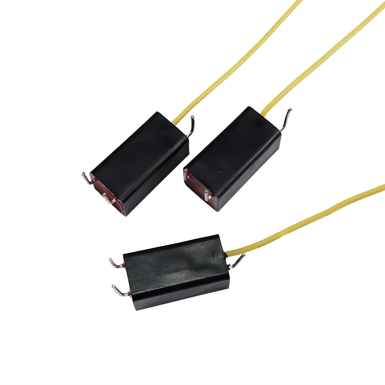 OEM ODM Standar 2-3 Pin Kumparan Pemicu Kumparan Induktor Penerangan Kecepatan Tinggi dengan Kabel Kawat pada Meteran Kecantikan Flashtube