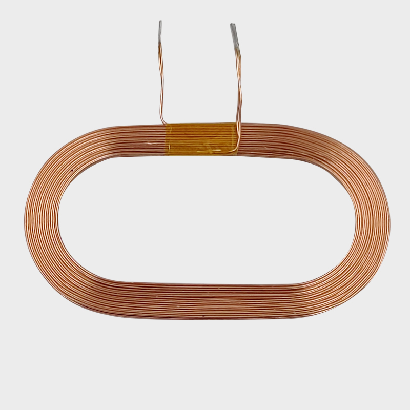 Current Motor Electric Inductance Air Core Enameled Flat Copper Coil
