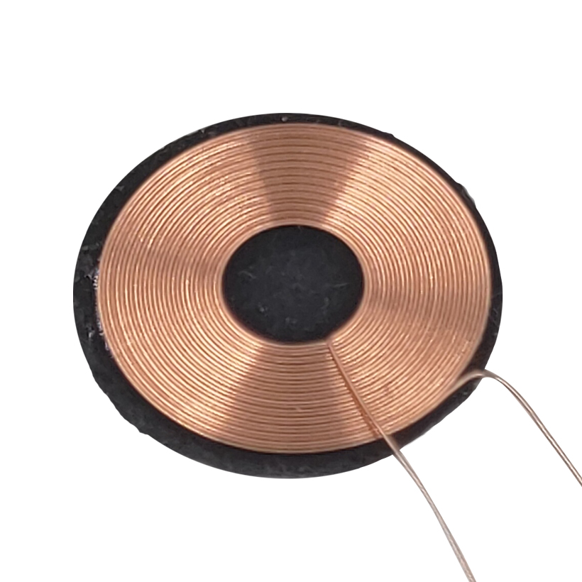 Coil Inductor Wireless Charger Power Supply Flat Wire Ferrite Choke Core Magnetic Winding Bar I-Inductor Air Core Coil