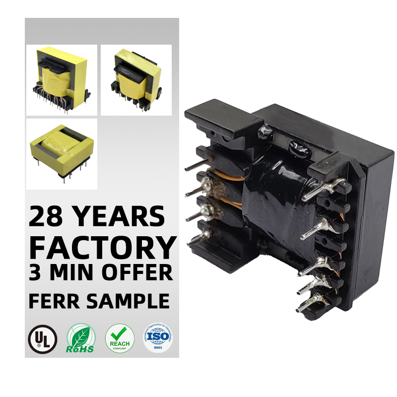 EF25 single phase transformer 220v 24v 50W power transformer led flyback high frequency transformer