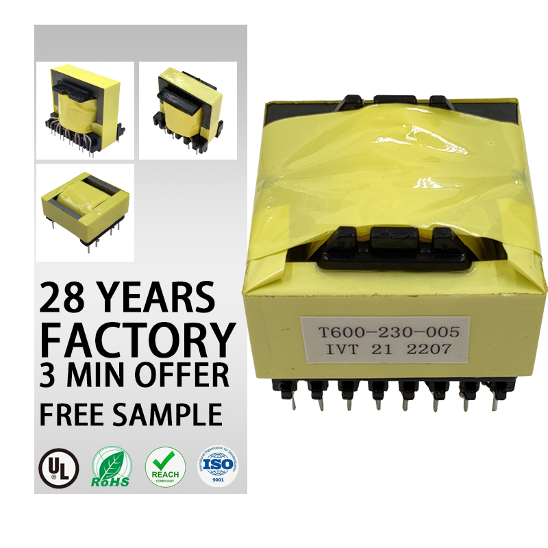 ER28 High frequency transformer 110V TO 12V 24V power supply In-line horizontal feritte Transformer