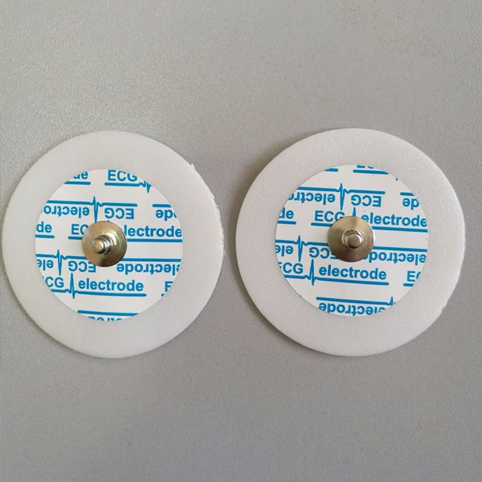 50mm Elektrod EKG Perubatan 5/kantung Elektrod Pemantauan