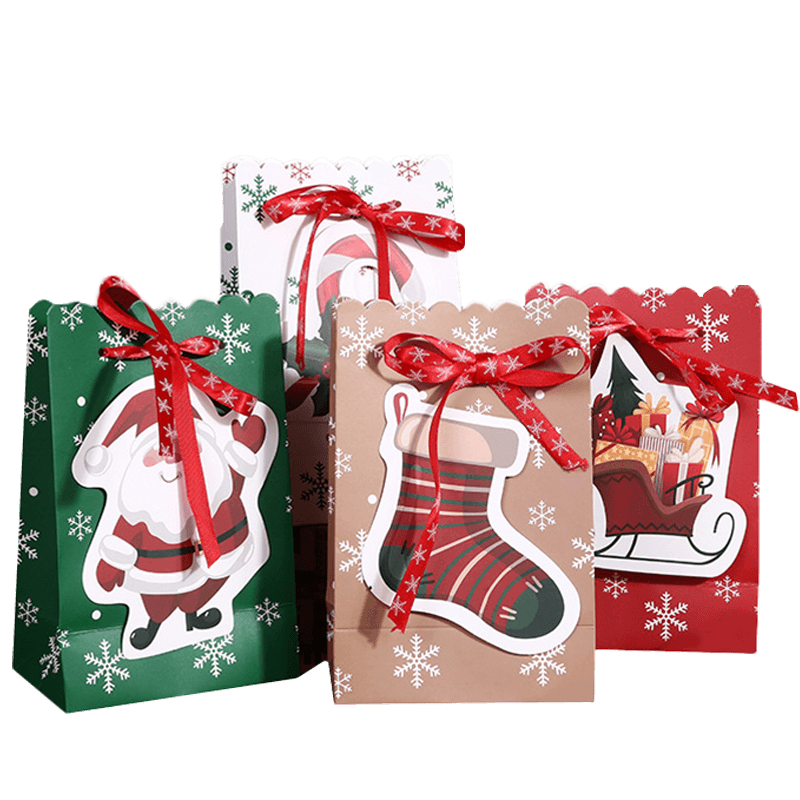 Cutii de hârtie personalizate Cutie cadou de Crăciun de lux cu ciocolată