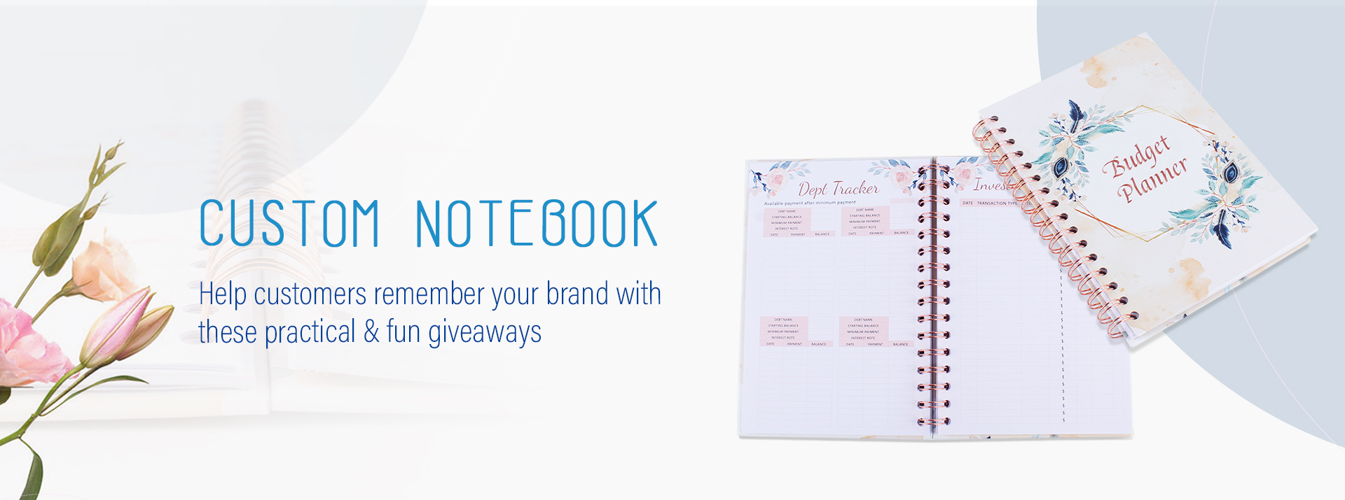 Caiet de jurnal personalizat, colorat, planificator