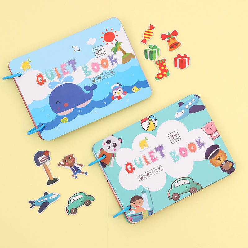 Early Learning Toy Set Learning Best Educational Quiet Book (2)u4u