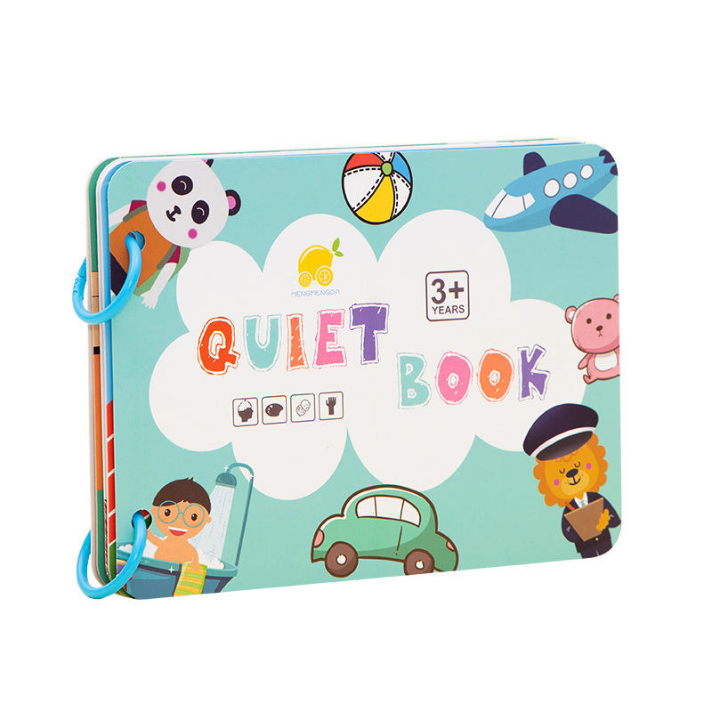 Early Learning Toy Set Learning Best Educational Quiet Book (5)2se