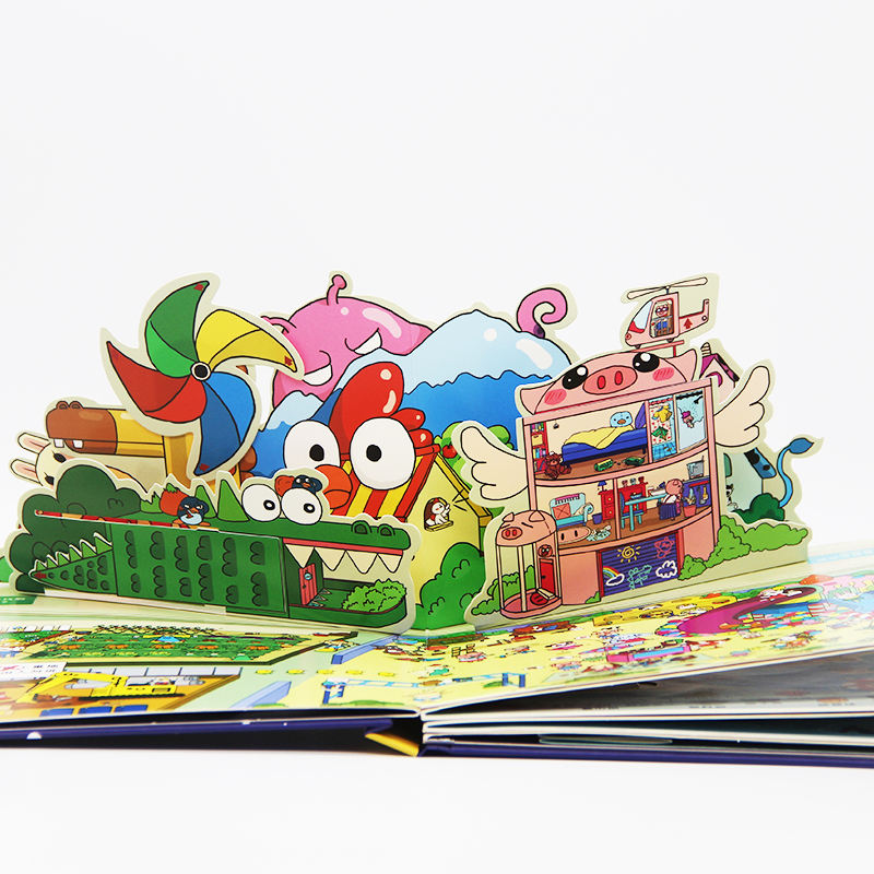 Pop Up Children Board Book 3d Printing Service  (2)38y
