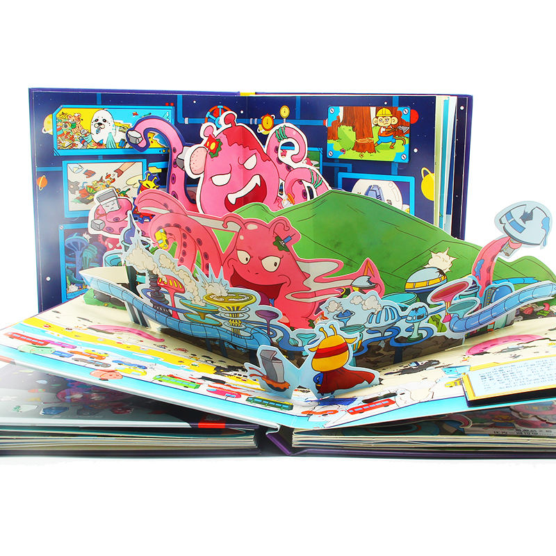 Pop Up Children Board Book 3d Printing Service  (3)3tm