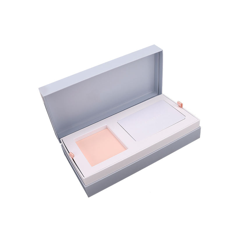 White Gloss matt Paper Cosmetic Gift Packaging Box_003p3p