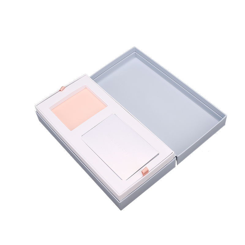 White Gloss matt Paper Cosmetic Gift Packaging Box_004jfx