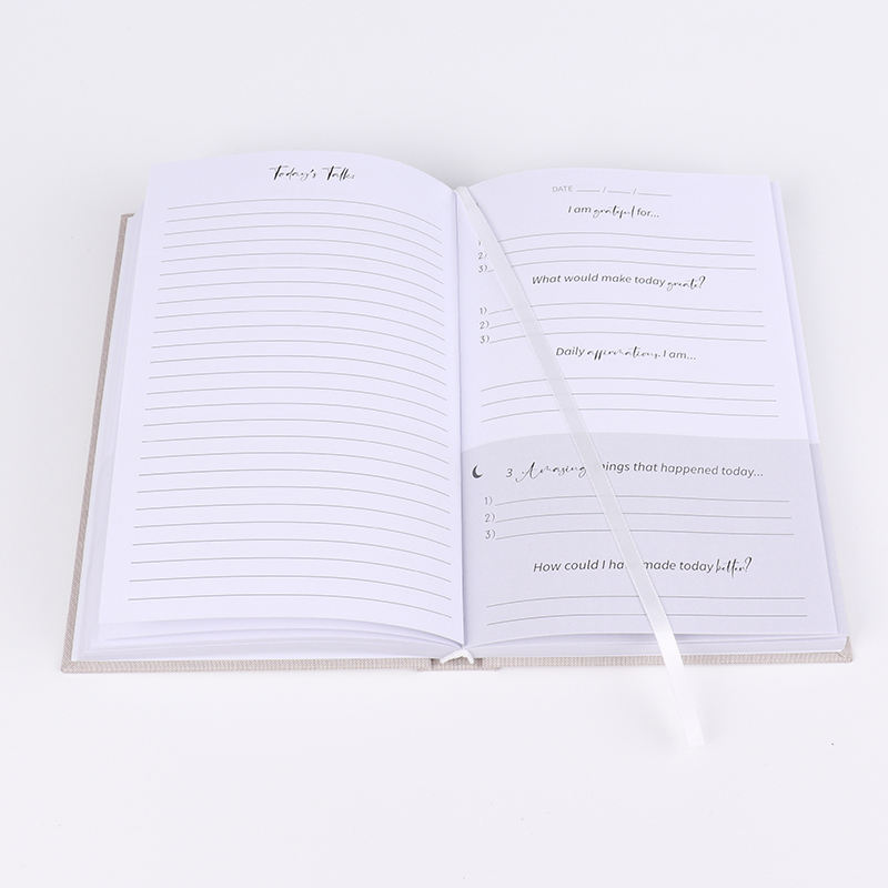 Hardcover Linen Gratitude Journal Notebook (2)jvg