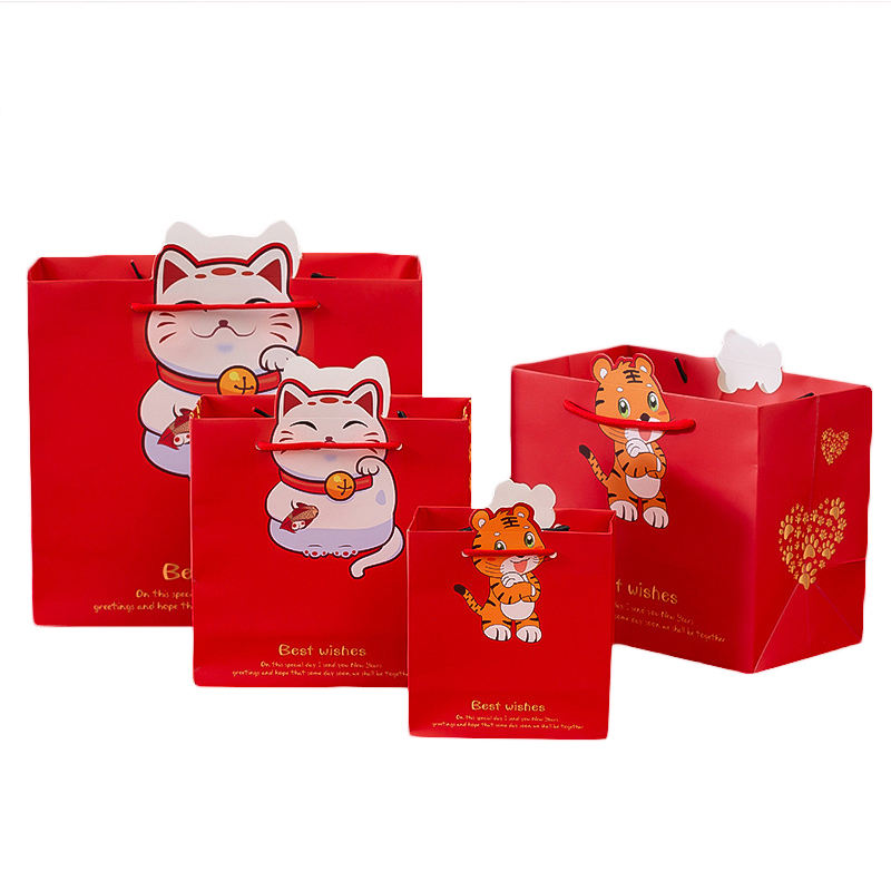 New Design Christmas Gift Chocolates Packaging Paper Bag (4)5v6
