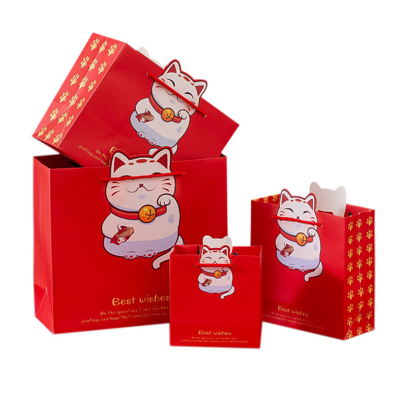 New Design Christmas Gift Chocolates Packaging Paper Bag (1)n6v