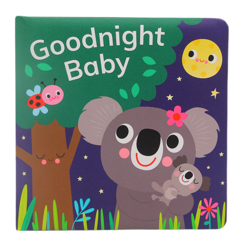 Livros de histórias feitos sob encomenda amigáveis ​​do cartão dos bebês da impressão feita sob encomenda de Eco