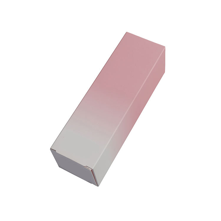 Caja de cosméticos personalizada de caja de papel personalizada de cartón rosa