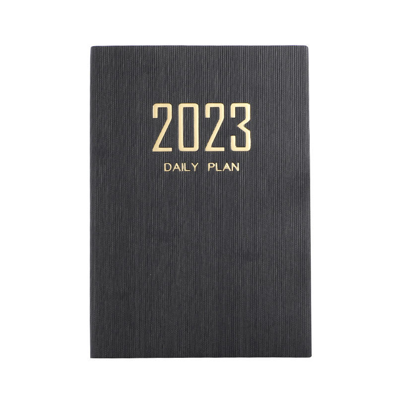 Custom American School Hot Stamping Linen Cloth Hardcover Stationery Notebooks Planner