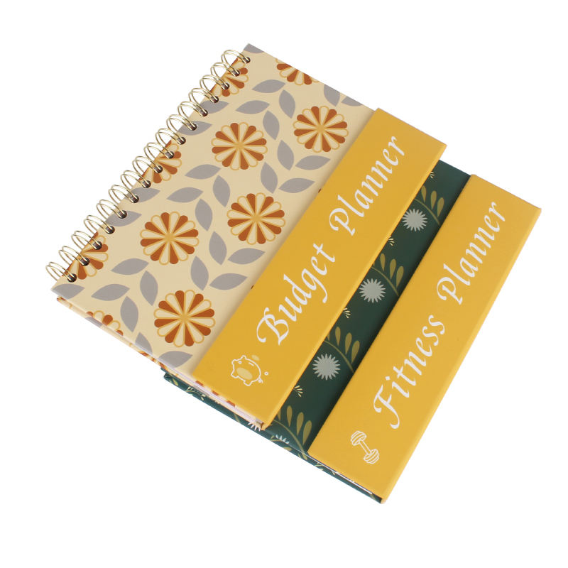 Aangepaste notebook bindende groothandel A4 op maat bedrukt spiraalvormig notitieboek