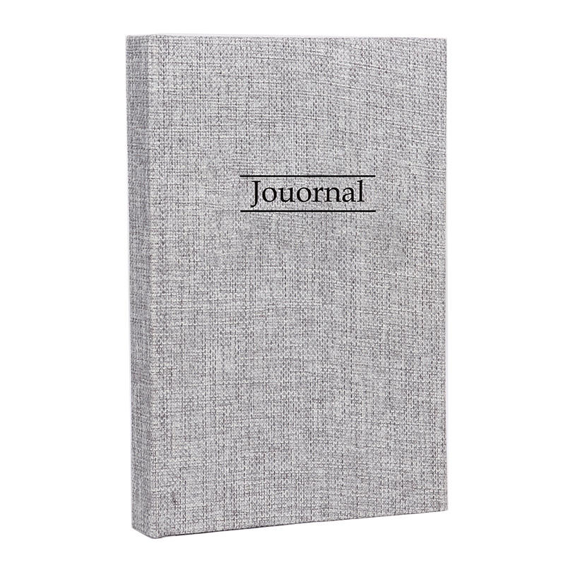 Custom Linen A5 Notebook Hardcover Printing Gratitude Journal