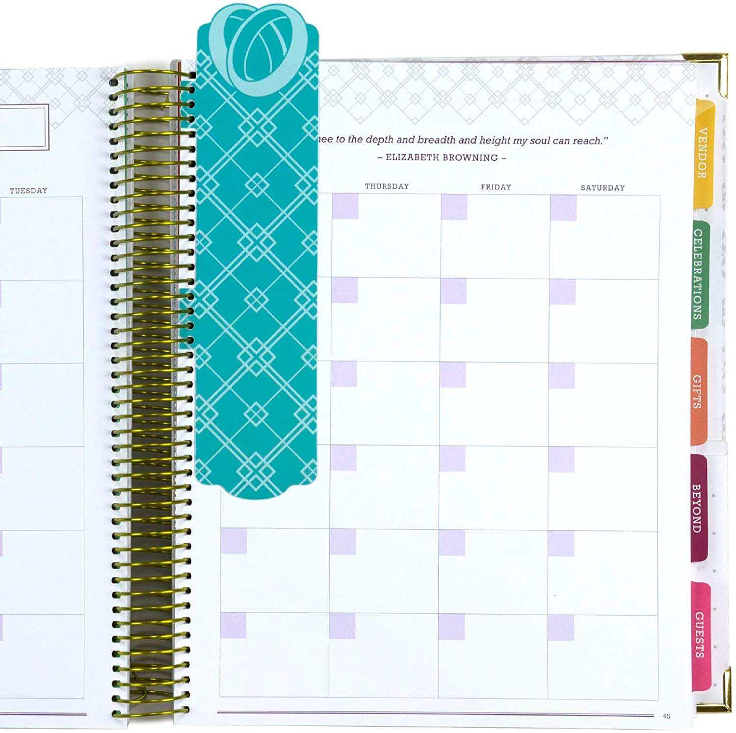 طباعة دفتر يومية مخصصة مخطط شهري أسبوعي