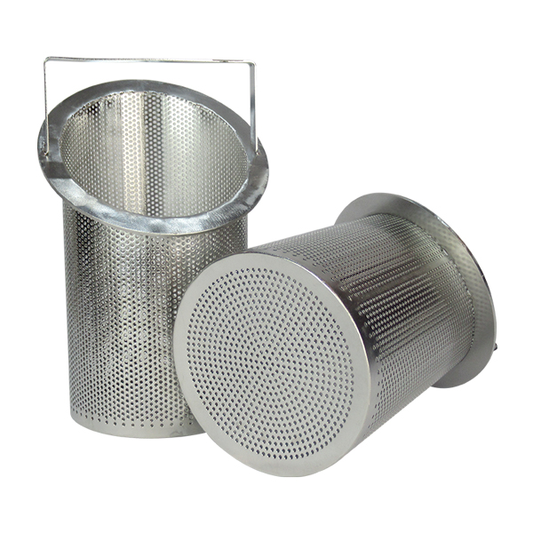 Elemento filtrante tipo cesta de aço inoxidável 145x265 - Filtragem de qualidade