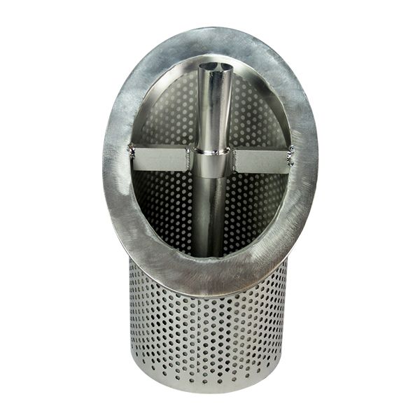 SS Inclined Mouth Basket Filter Element 138x255