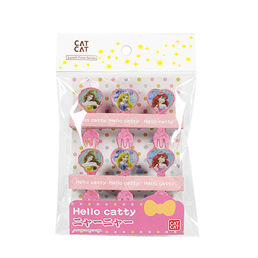 Princess Food Cake Dessert Fruit Mini Pick Kit for Bento