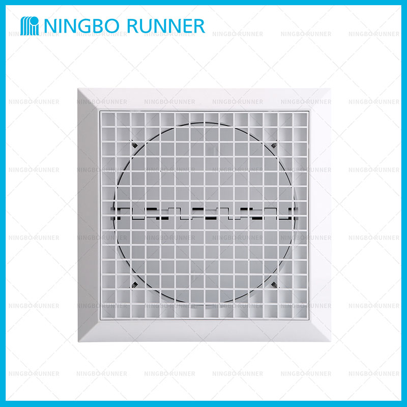 Plastic Egg Crate Grille ABS White 6x6 inch 8x8 inch Side...