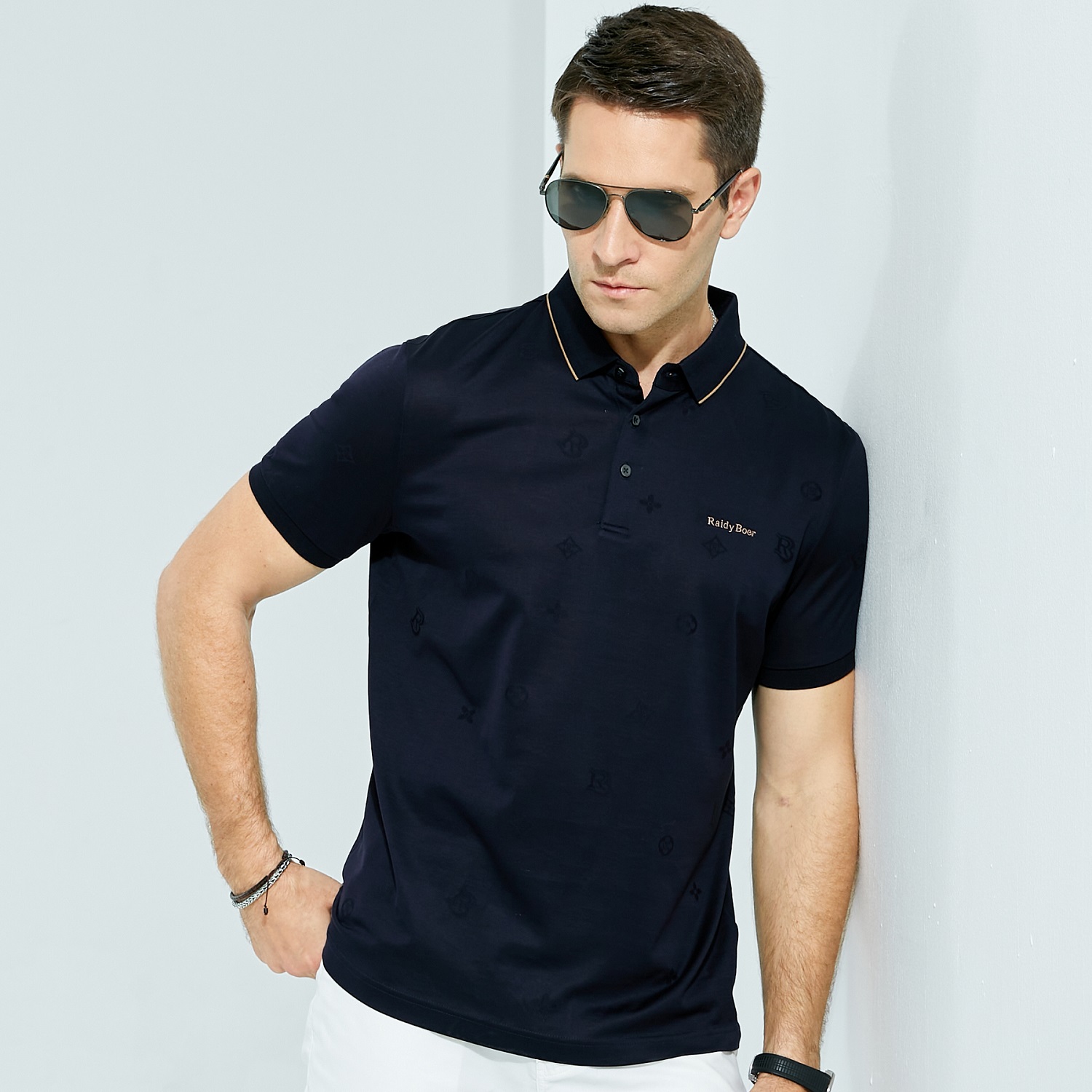 Hochwertiges Polo-T-Shirt, Fabrik-T-Shirt, Polo-Männer, 100 % Baumwolle, Herren-Polo-Shirts, individuelles Logo
