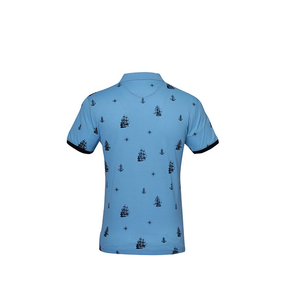Men's Polo Printed Short Spring And Sum...