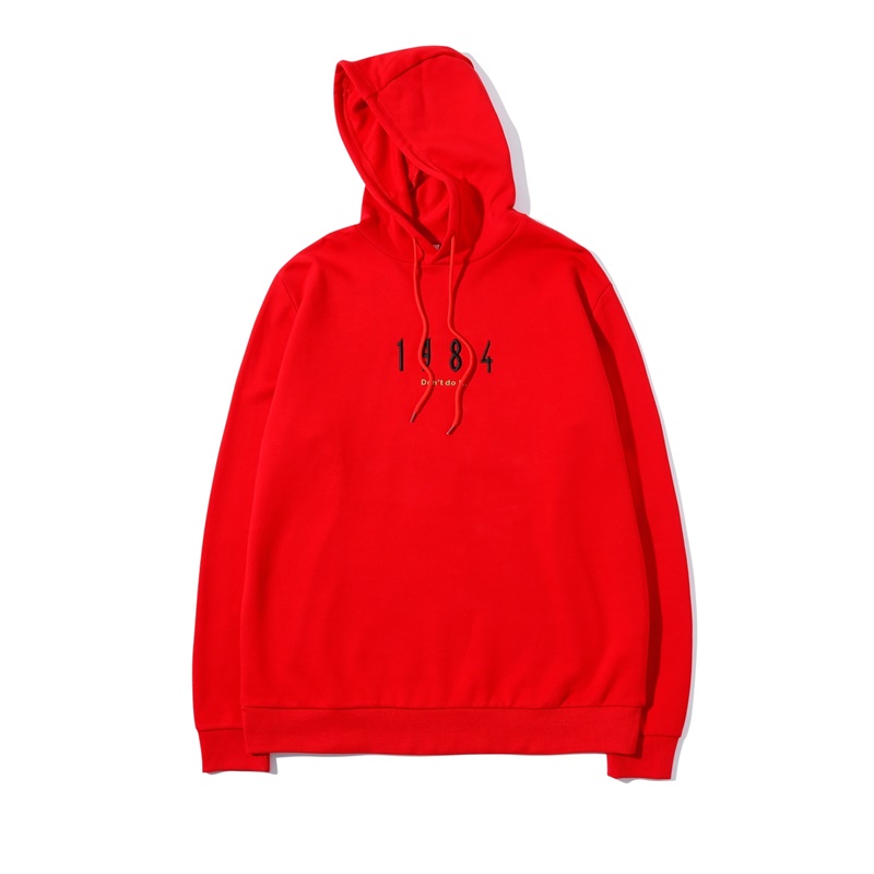 High quality cotton sweatshirt custom hoodies brand print logo rhinestone embroidery men's hoodies