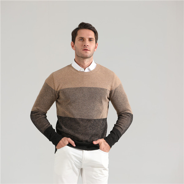 高品質の男性デザイナー服クルーネック冬のセーター