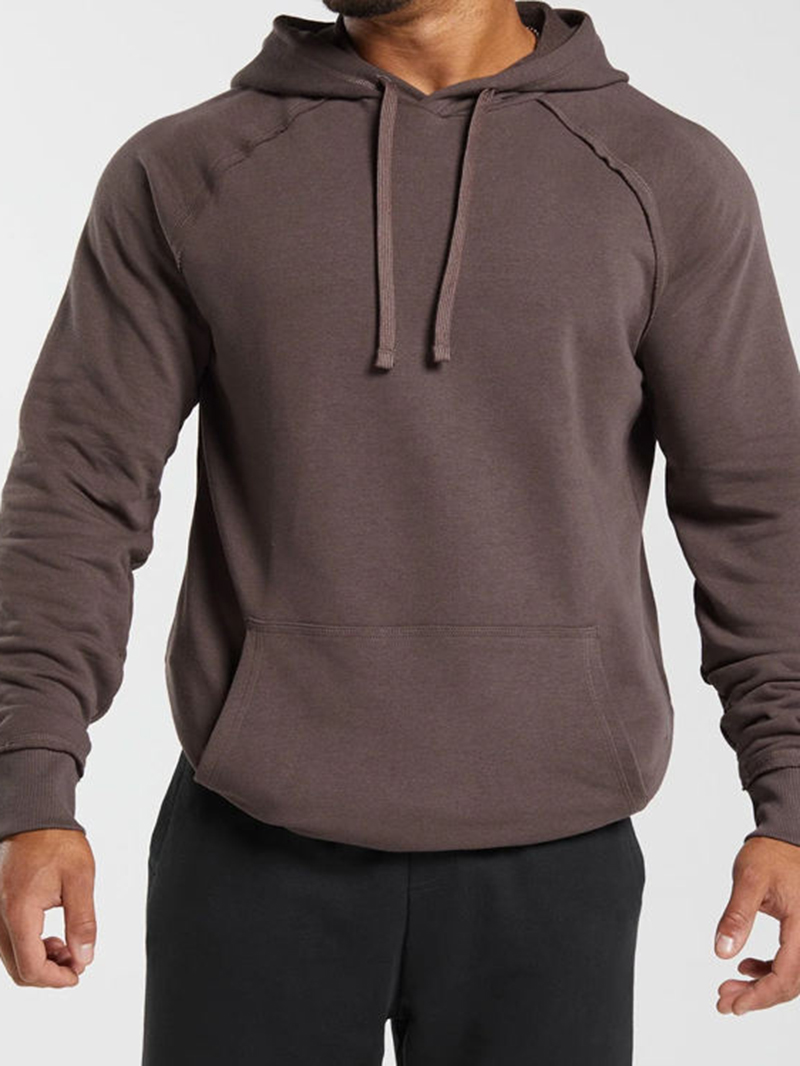 Mens Oversized Open Pouch Pocket Hoodies