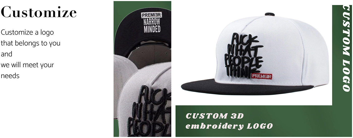 Custom Embroidered Two Tone Snapback Cap  (2)jej