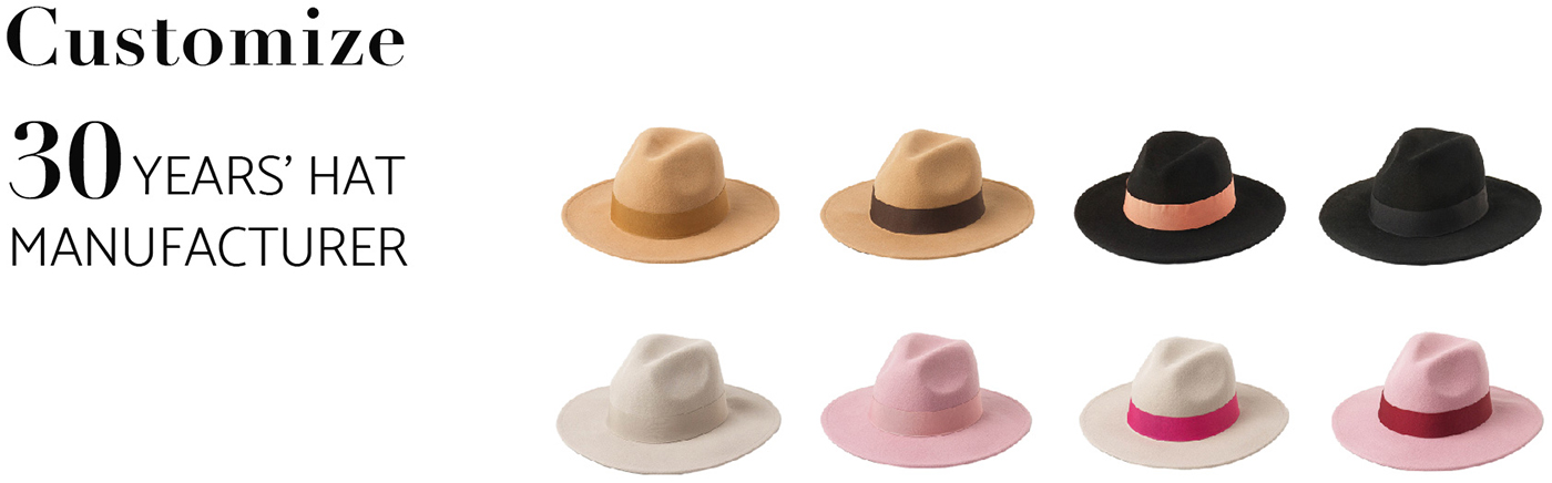 100 Wool Panama Fedora Felt Hat Supplier (2)tvn