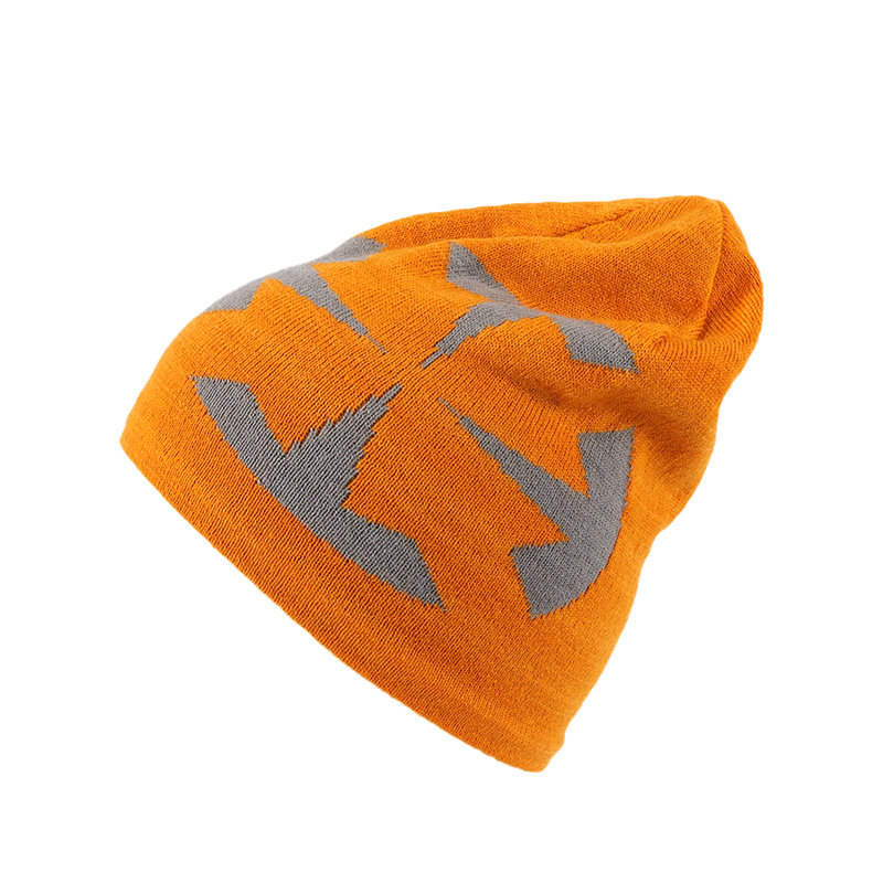 Gorro frío de invierno tejido pescador de acrílico impreso con logotipo bordado personalizado