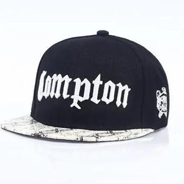 Custom 3d embroidery logo flat brimmed ponytail hip pop Snapback Baseball sports Cap hat for men