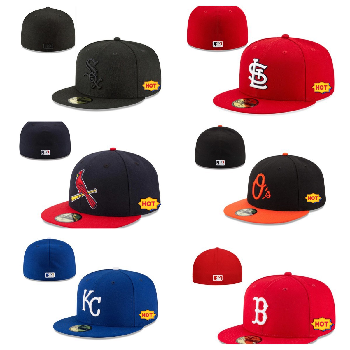 Customization Embroidery Flat Brim Snap Back Sports Baseball Snapback Hat Cap Manufacturer In Stock For Man