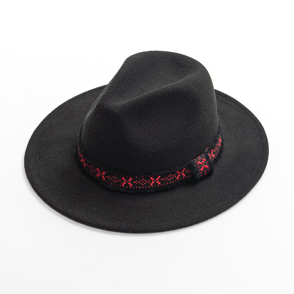 Customized Bohemian Panama Fedora Felt Hats