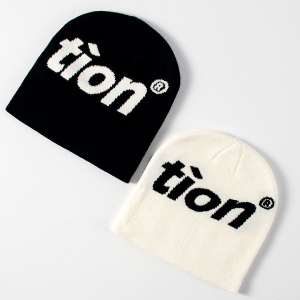 Custom Unisex Acrylic Printing Hip Pop Winter Cold Torque Knit Beanie Hat Cap With Custom Logo