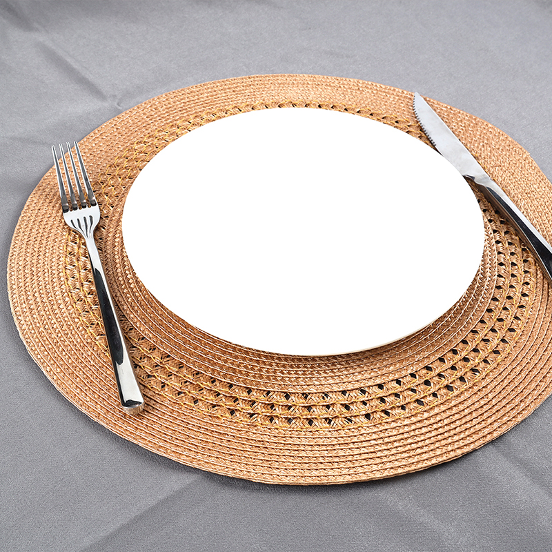 Custom Straw Place Meal Table Mat Placemat Set Suppler Manufacturer