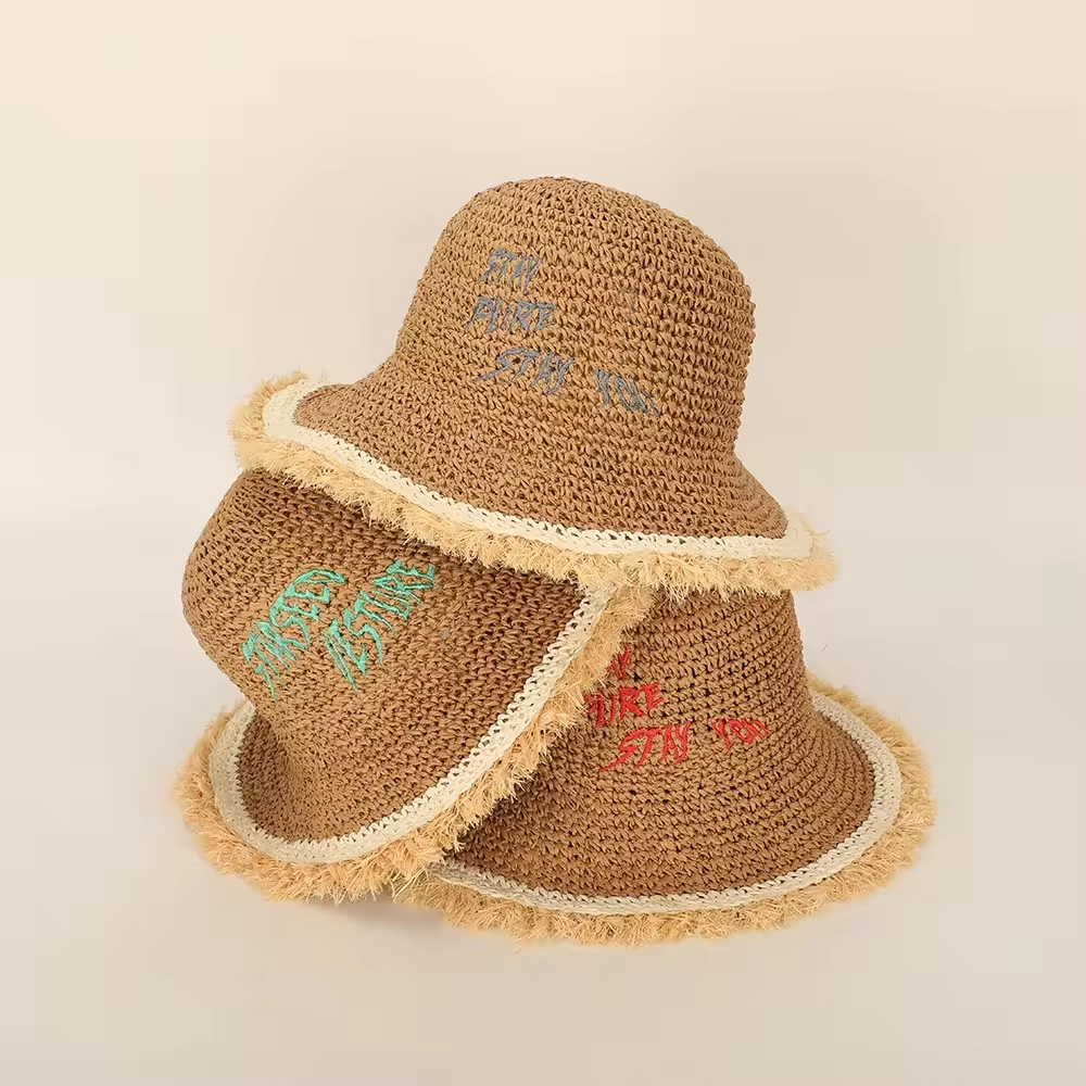 Custom Crochet Straw Hat Supplier