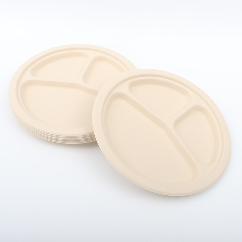 3-compartment Round Plate71yl
