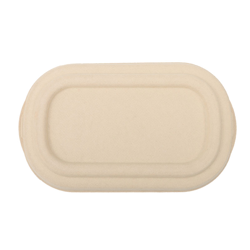 Eco Friendly Molded Bamboopulp 700ml Lunch Box Lid Manufacture