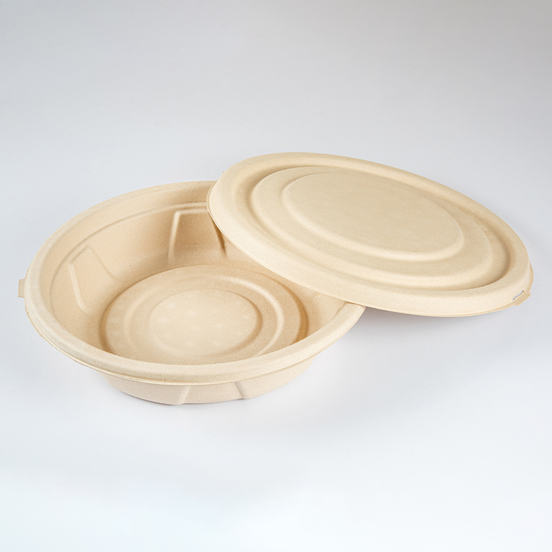  Eco Friendly Molded Pulp bowl 1.65L |  T-Buckle