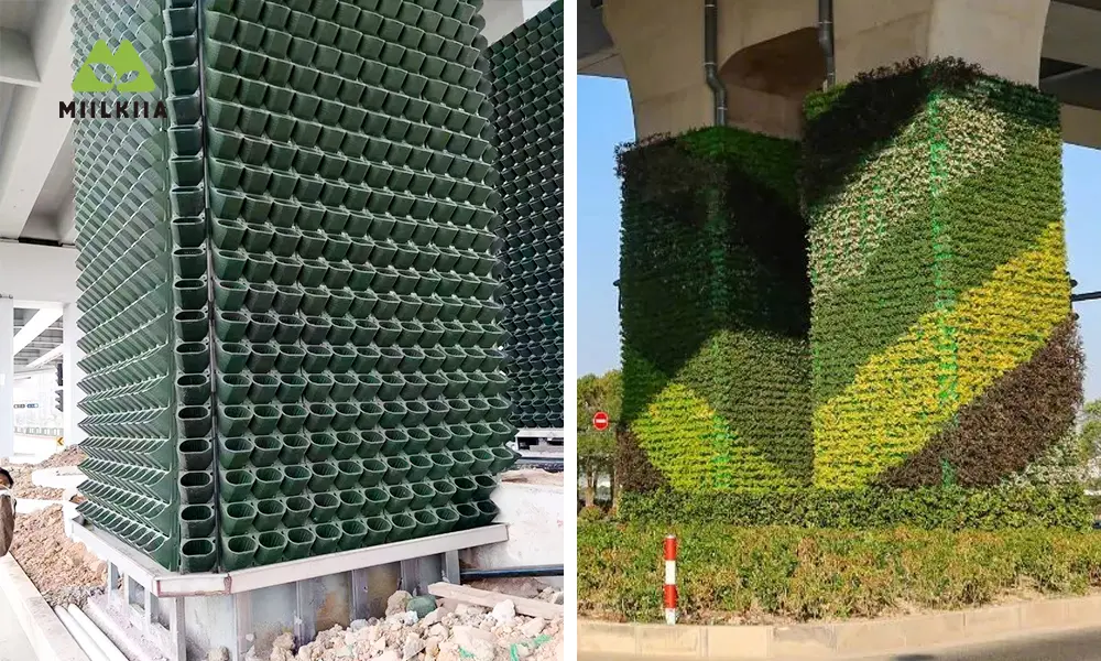 经济型模块化植物墙系统分步安装指南