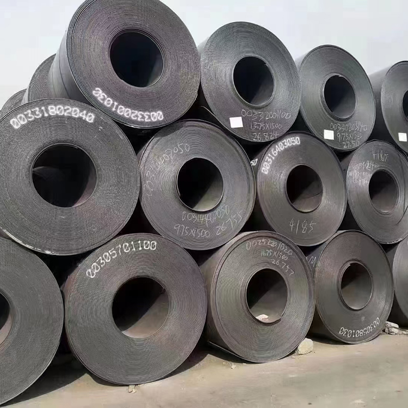 Hot rolled mill finish steel coil