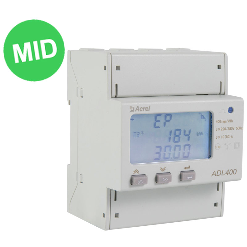 Medidor de energía trifásico ADL400-D MID