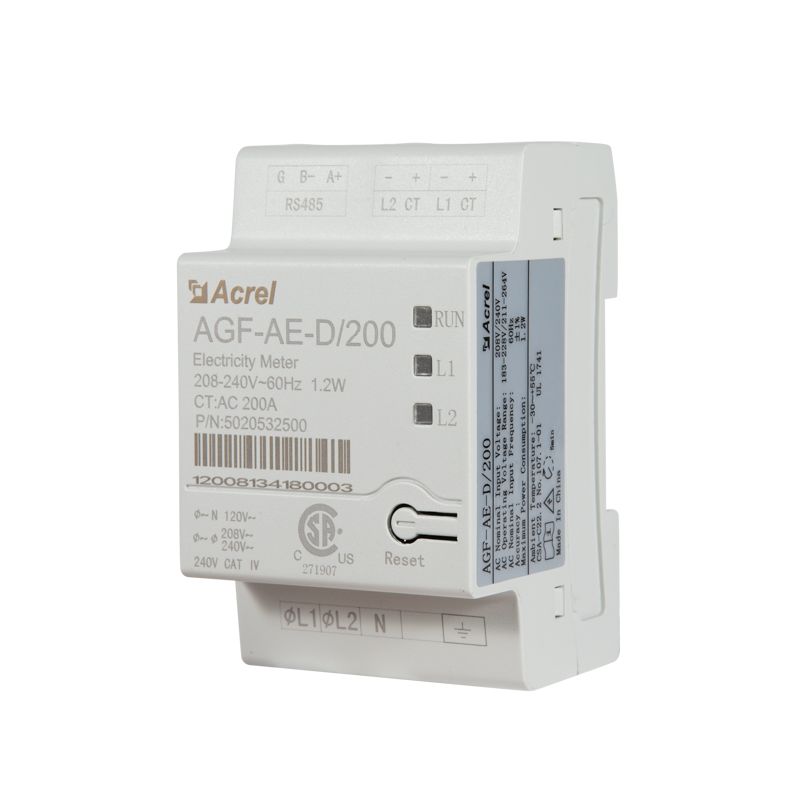 AGF-AE-D UL 1-phase 3-Wire Solar Pv Energy Meter