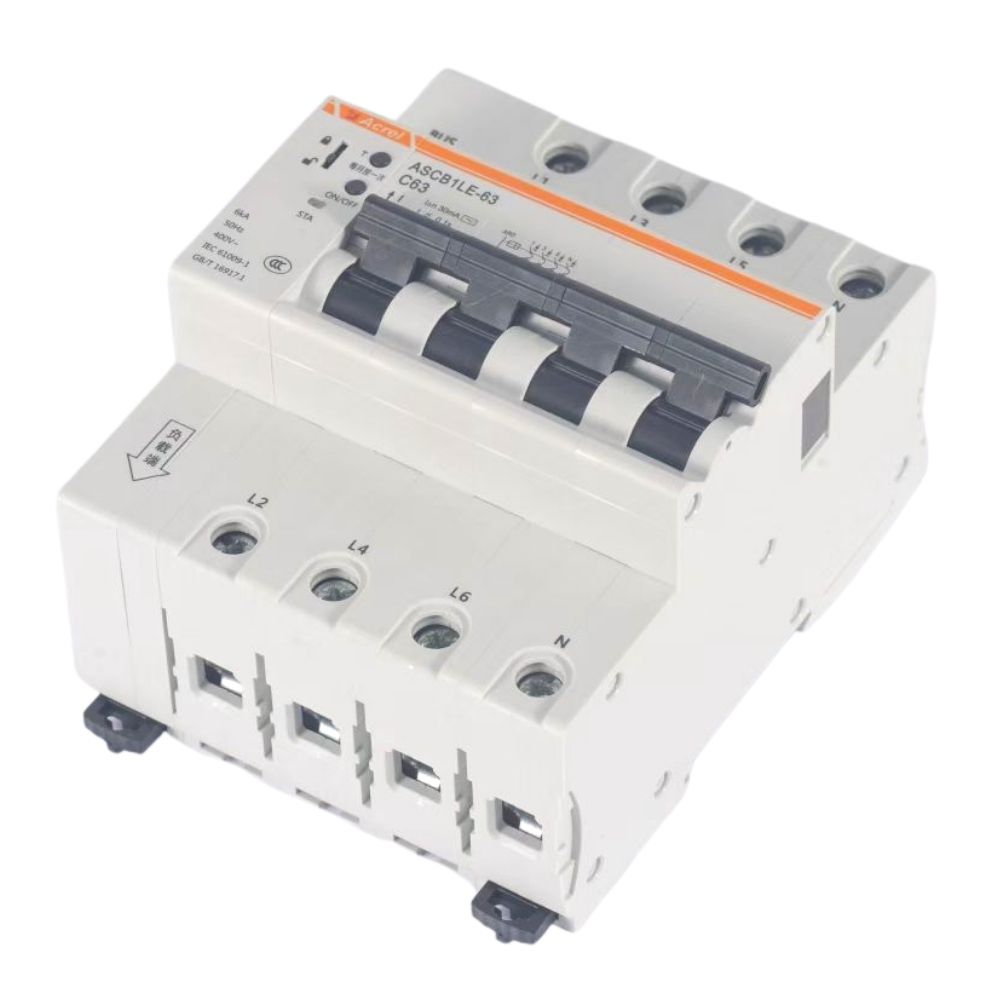 ASCB1-63-C63 4P Smart Circuit Breaker with Leakage Current Protection